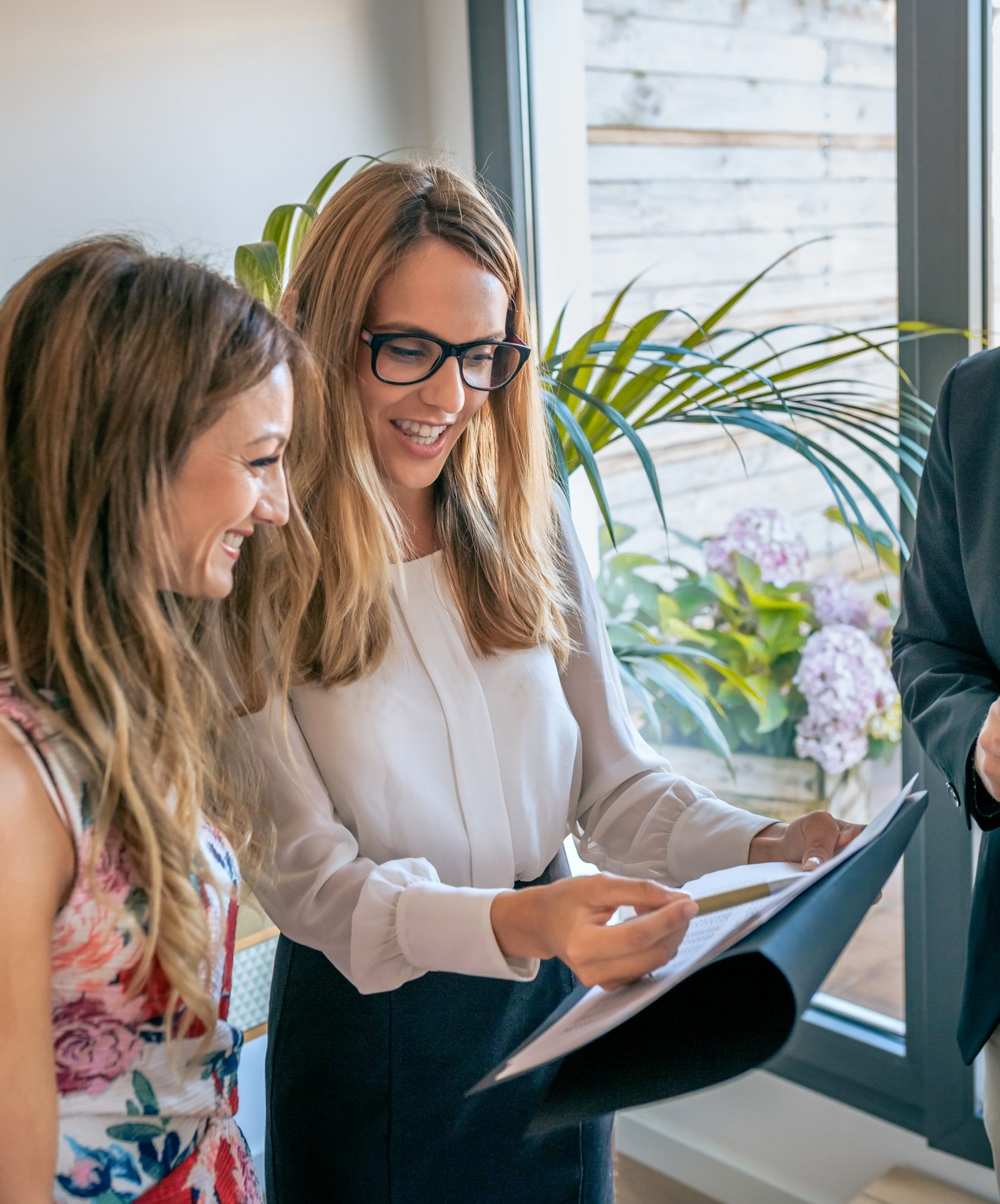 Businesswomen having an informal work meeting